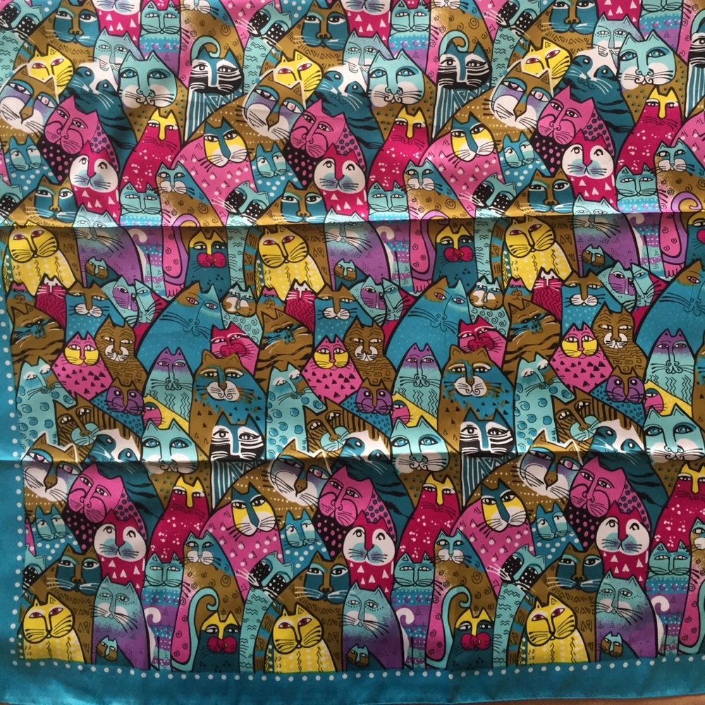 Silk blend scarves